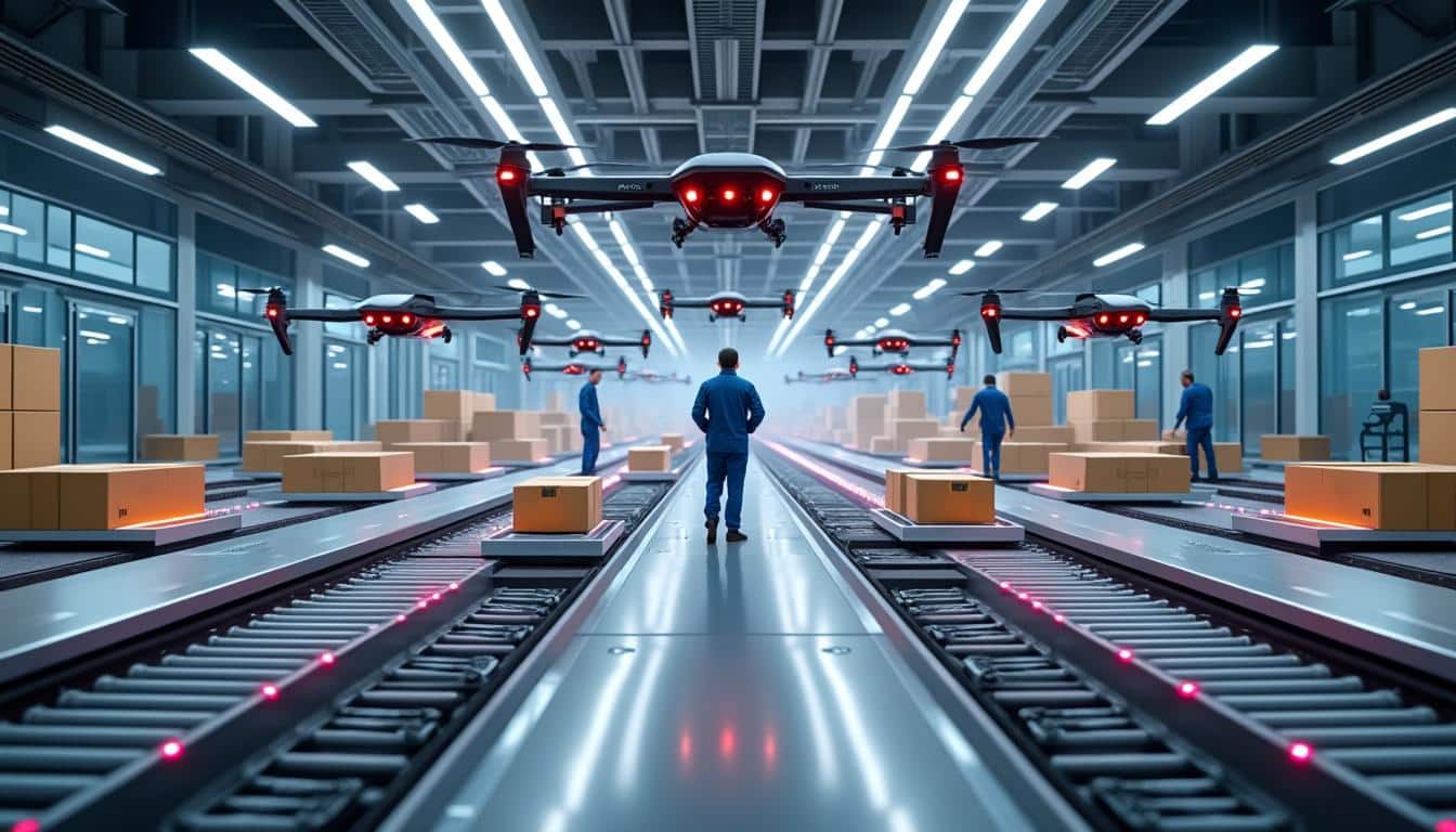 découvrez comment les drones et l'automatisation révolutionnent la logistique en améliorant l'efficacité, réduisant les coûts et optimisant la gestion des flux pour les entreprises.