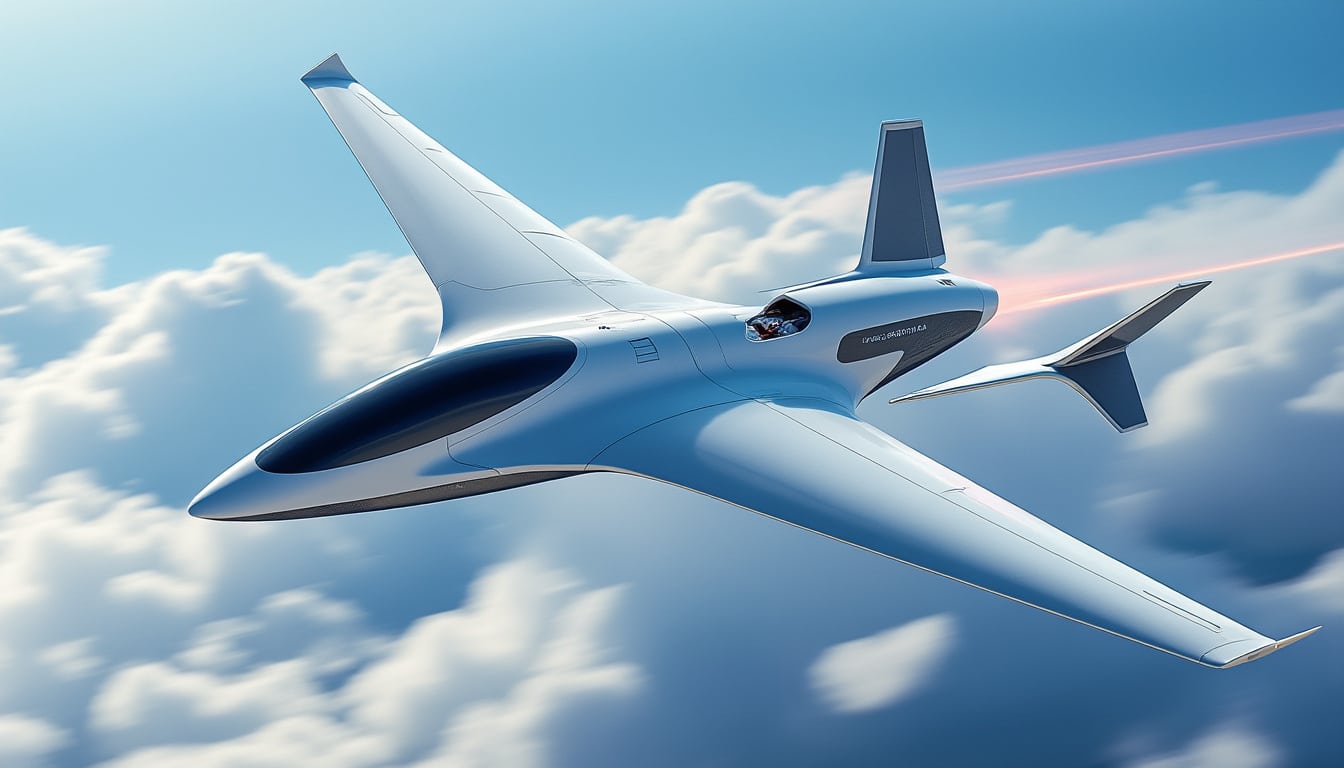 découvrez comment l'aile en configuration delta optimise la stabilité à haute vitesse des drones de livraison express, garantissant rapidité et précision.