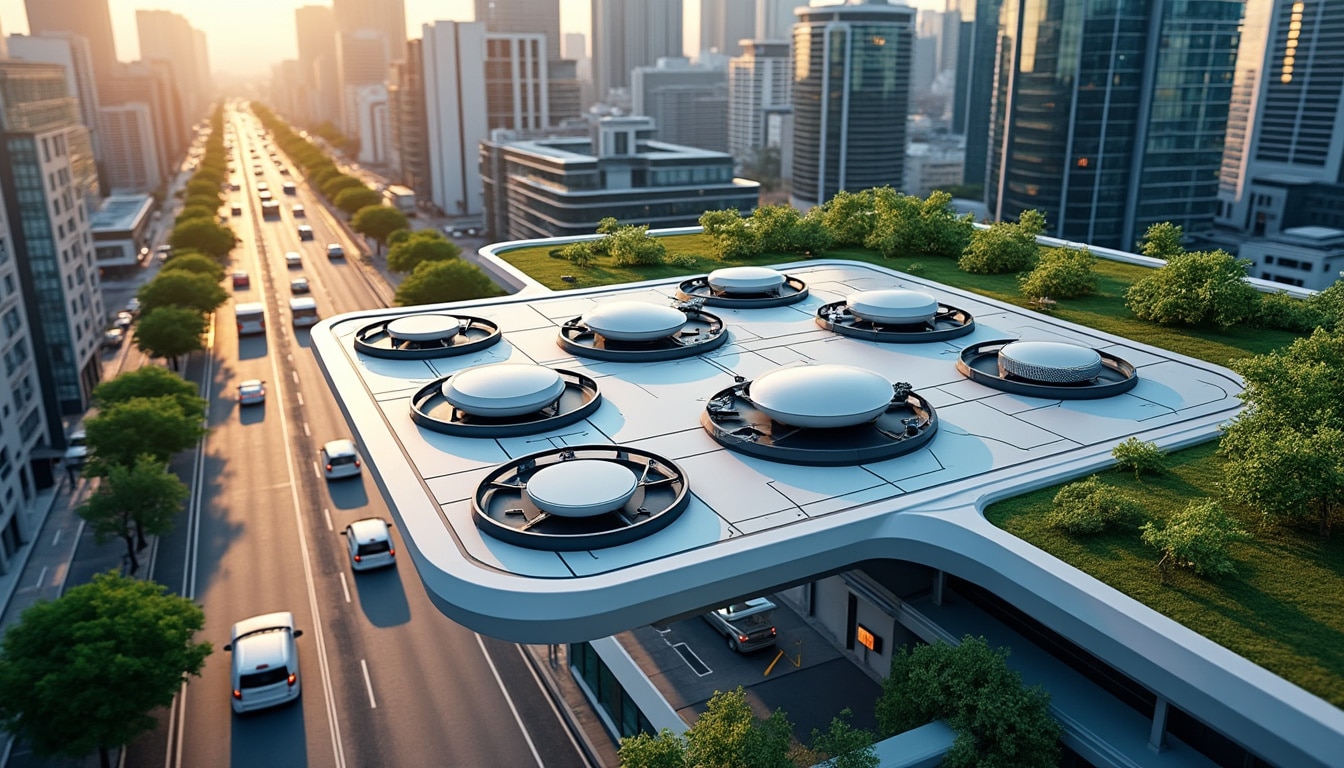 découvrez comment la création de vertiports urbains révolutionne la logistique en centralisant les points de départ pour la livraison par drone, optimisant rapidité et efficacité en milieu urbain.