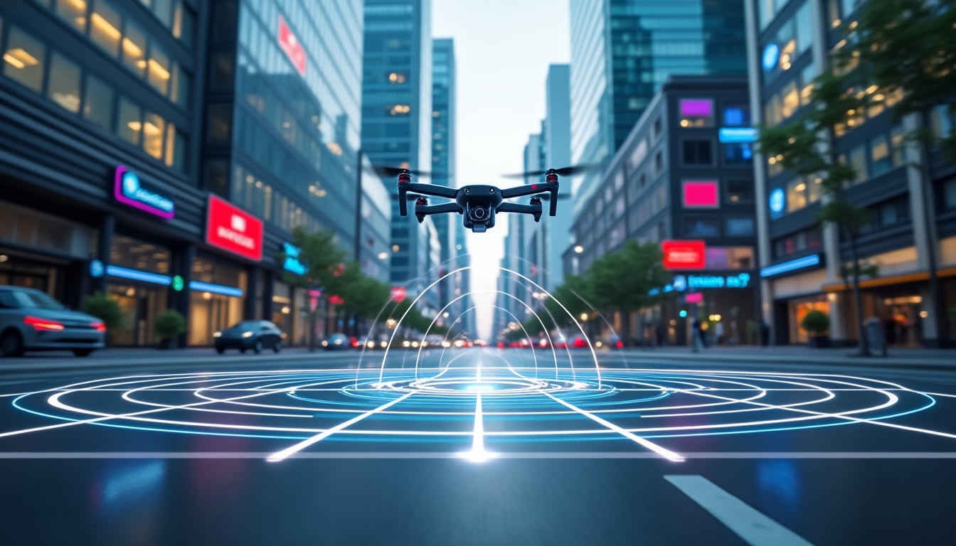 découvrez comment le système de géobarrière sécurise les zones interdites en empêchant les intrusions, conformément à la réglementation sur la livraison par drone.
