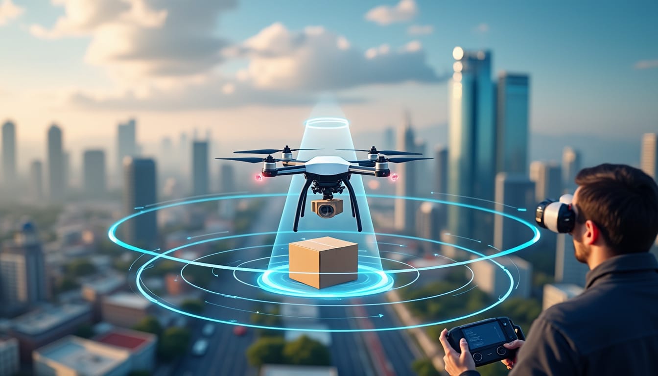 découvrez comment l'exigence du maintien à vue du pilote freine le développement de la réglementation des drones de livraison en milieu interurbain, et les enjeux pour l'avenir de cette technologie.